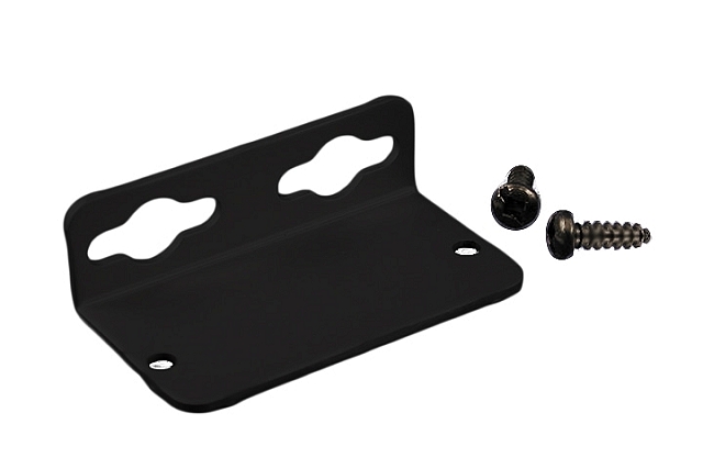 Endplated wallmounting black -  for 1455T serie