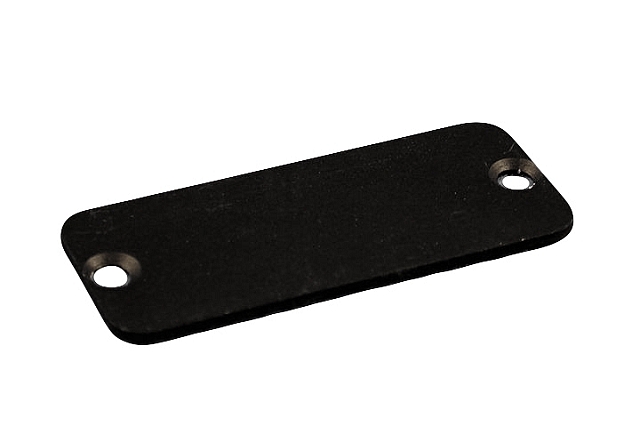 Aluminium sideplate - black - for 1455R16/22  serie
