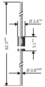 Gleichrichter Diode 200V/1A - DO-41