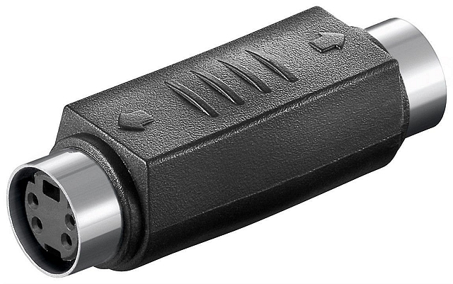 Adapter MiniDIN 4-polig stecker (S-VHS) -> MiniDIN 4-polig stecker (S-VHS)