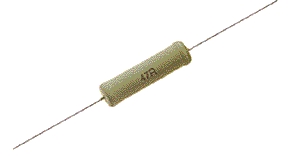 Wirewound resistor 4W 5% ø7,5x17mm - 390E