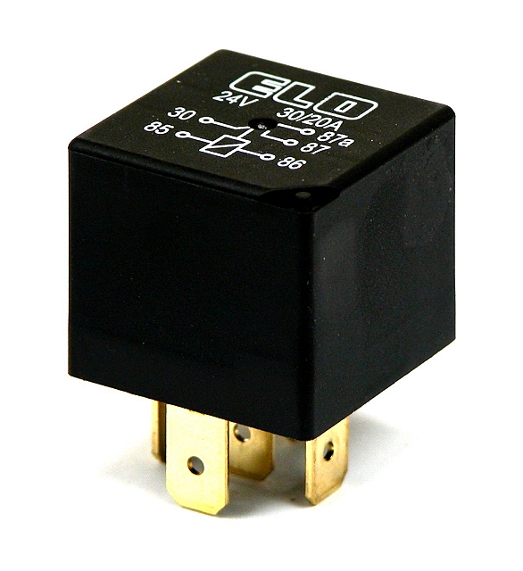 Automotive relay  24VDC 30/20A 1x change-over