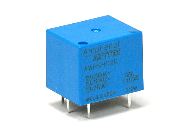 Automotive Print Power relay 12Vdc 1 change-over 15A