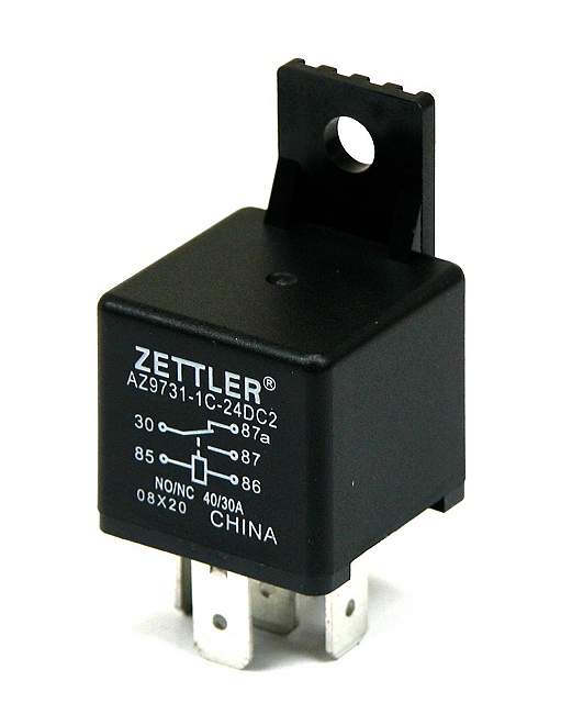 Automotive relay  24VDC 40A 1x change-over