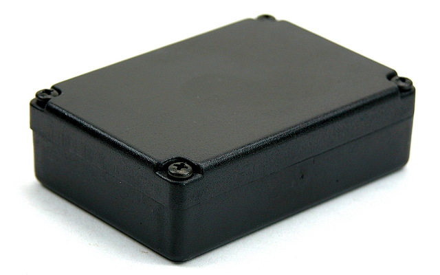 ABS kastje 72x50x35mm zwart - ongemonteerd