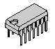 Triple 3-input NAND gate - DIP-14