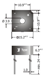 Brückengleichrichter 80V 10A - PCB