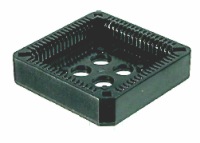 PLCC chip-carrier-socket, 44p tin plated