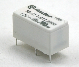Miniatuur printrelais 12VDC - 6A - 1x wissel