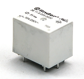 Print Power relay 5Vdc 1 change-over 10A 360mW