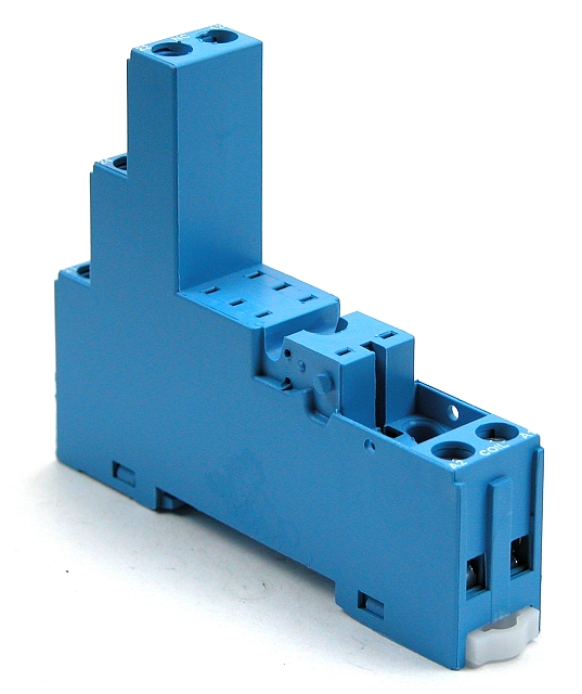 DIN-rail relaisvoet voor 4051../4052../4061.. (raster 5mm) relais