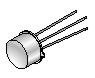 Transistor NPN 40V  0,8A  0,8W  Hfe: 75-300 - TO-39