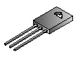Transistor NPN 60V 2A 25W - TO-126 - uitlopend