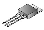 Transistor NPN 80V 10A 90W - TO-220 - uitlopend