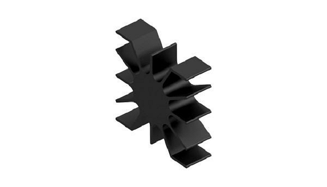 Extruded heatsinks for LEDs