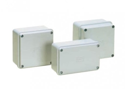 Behuizing - 190x145x70mm met deksel - grijs IP-65