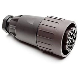 Female cable connector 12 pole contactloos - IP65