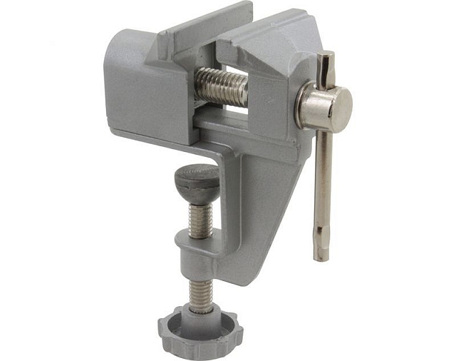 Mini aluminium table vice