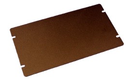 Bodemplaat 178x127mm - zwart