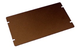 Bodemplaat 254x152mm - zwart