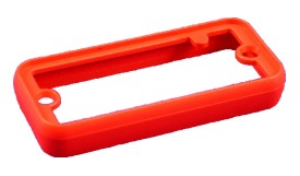 Set open plastic frames - rood - voor 1455T16/22 serie