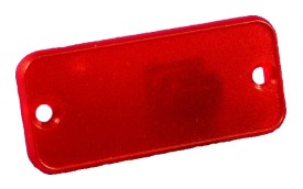 Set gesloten plastic frames - trans. rood - voor 1455R12/16 serie