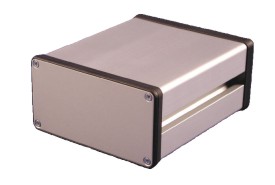 Aluminium behuizing 220x103x53mm - Channel-mount