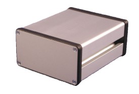 Aluminium behuizing 220x103x53mm - Channel-mount