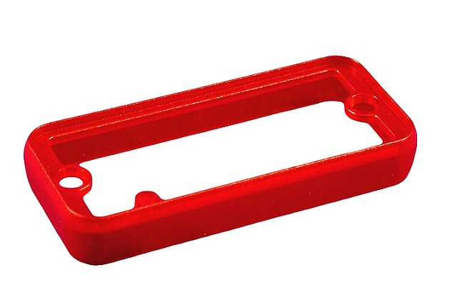 Open frames for 1455-serie - red transparent