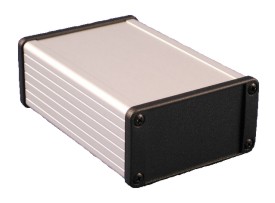 Alum. behuizing 160x84x44,1mm - Heavy Duty - IP-65 - zwart