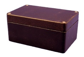 Behuizing spuitgiet aluminium 361x120x81mm - zwart