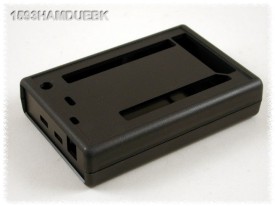 Machined enclosure 110x75x25mm - for Ardiuno Due - zwart