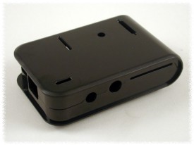Bewerkte behuizing 104,2x65,5x30mm - voor Raspberry Pi - zwart