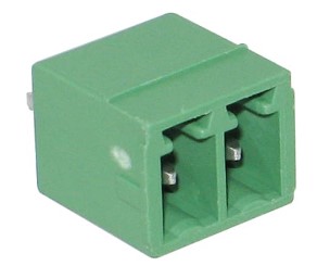 Header 2-polig e=3,81mm - uitlopend