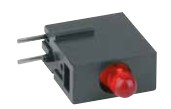 LED bouwsteen rood - uitlopend
