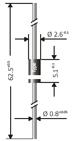 Gelijkricht Diode 1A 100V - DO-41