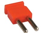 Kortsluitplug rood - uitlopend