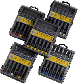 Set of 6 Slotten Screwdrivers