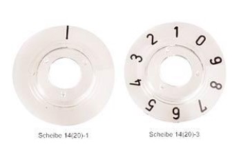 Cijferschaal 26mm - uitlopend