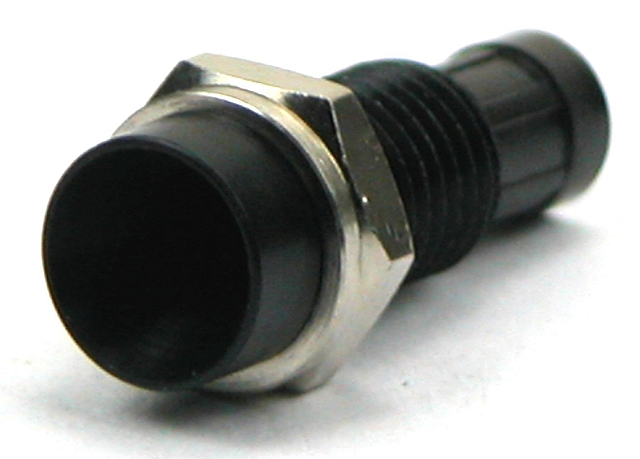 Ledhalter einbau innenreflektor 3mm schwarz