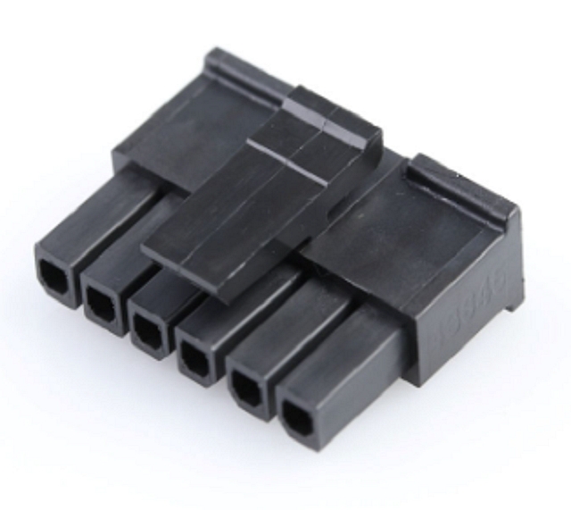 Micro-Fit 3.0 Female housing connector 6-polig - Single in line