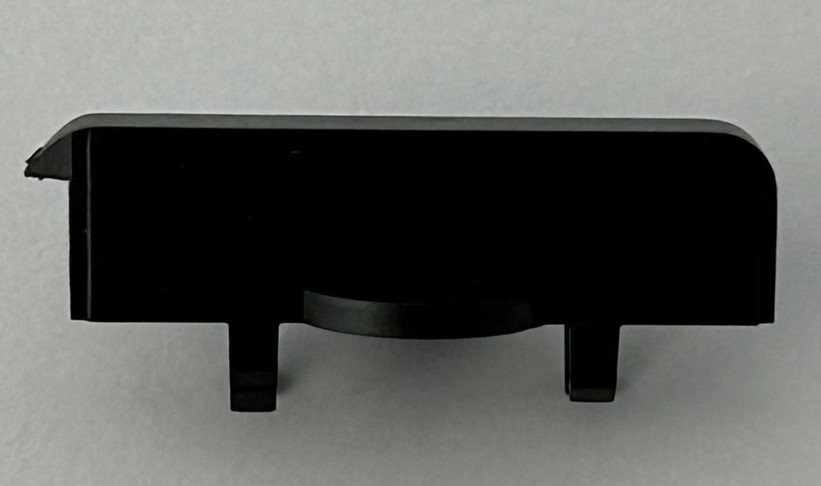Kunststof vergrendelingsknop zwart 35mm met wijzer - uitlopend
