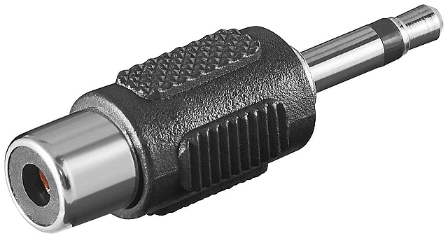 Adapter tulpsteker female -> 3,5mm mono plug