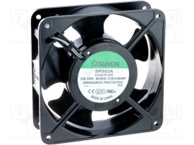 Lüfter 120x120x38mm 230Vac 161,36m³/st 44dBA - gleitlager
