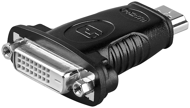 Adapter 19-polig HDMI male- DVI-D female