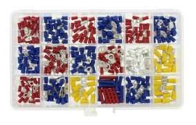 Assortment box of standard insulated cable lugs - discontinued