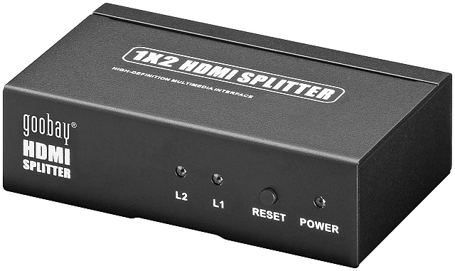 HDMI splitter 1 ingang - 2 uitgangen