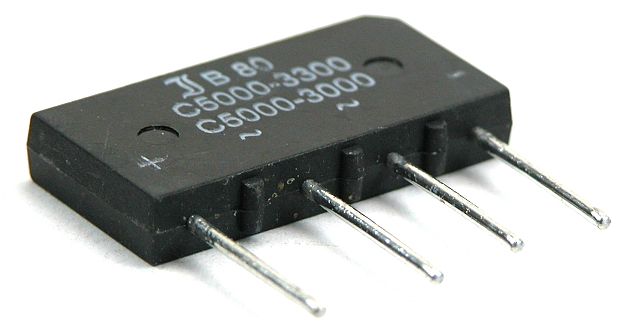 Bridge Rectifier 380V/5A (+WW-)