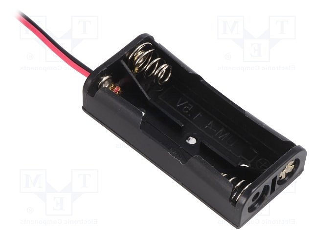 Batterijhouder 2x Microcel (AAA) met 15cm kabel