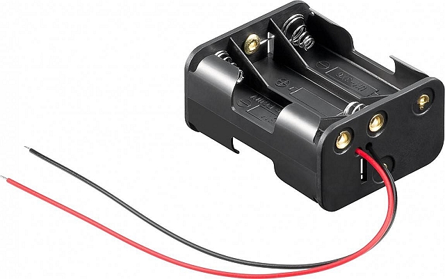 Batteriehalter 6x UM3 (AA) mit drahtanschluss